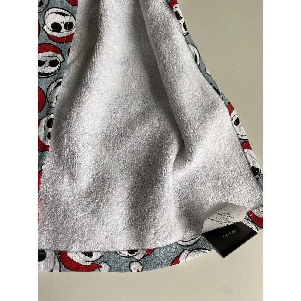 Disney Nightmare Before Christmas Hanging Kitchen Towel Jack‎ Santa Hat NEW